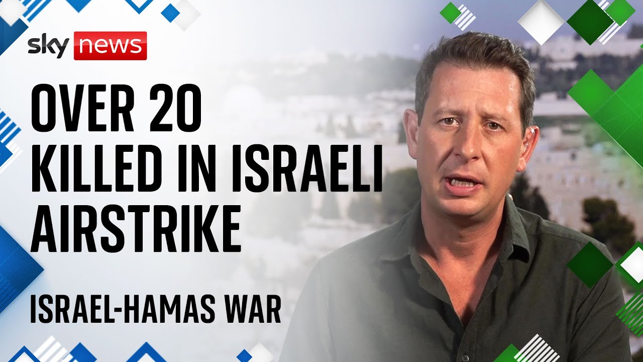 Israeli military conducts 'precise strike' on former school in Gaza | Israel-Hamas war