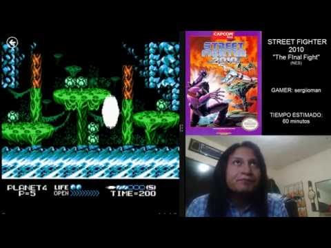 Sergio juega STREET FIGHTER 2010 "The Final Fight" (NES)