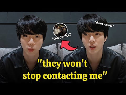 JIN PANICKED?! He didn't Expect this 'Important Person' to contact him to Congratulate him?!