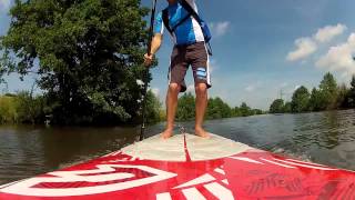 preview picture of video 'Stand-Up-Paddle Tour Oldenburg Nord Deutschland - SUP Paddeln auf der Hunte'