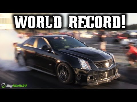 1600 HP CTS-V Hunts Down the World Record, New Fastest V in the World!