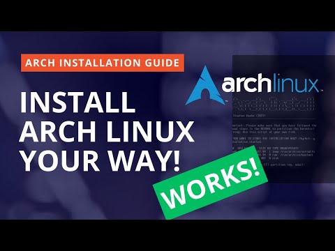 Install Arch Linux YOUR WAY. Arch Linux Installation 2023