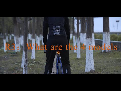 ROCKBROS Smart Bike Tail Light Brake Sensing Bicycle Rear Lights for Night Riding-R3