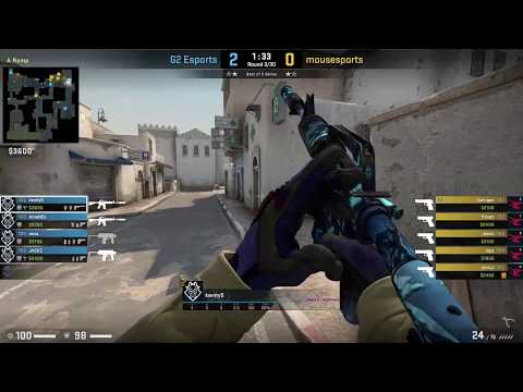 CS:GO POV Demo G2 kennyS (32/18) vs Mousesports (de_dust2)