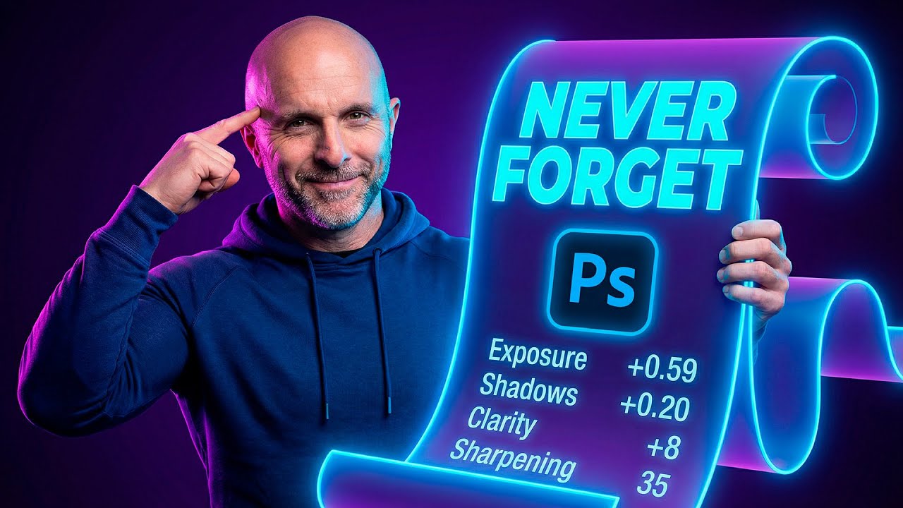 🙅🏼‍♂️ How to NEVER forget your Photoshop edits again ✅