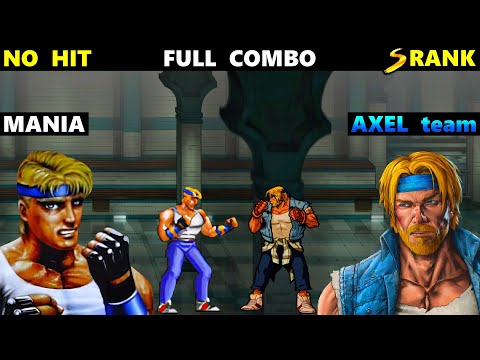 Streets of Rage 4 Stage 9 Full Combo Mania Axel & Axel SoR1 2 Players