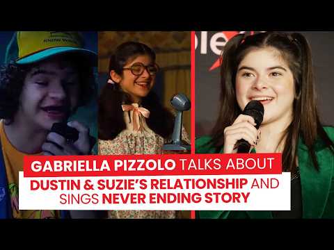 Gabriella Pizzolo talks about the relationship between Dustin and Suzie in Stranger Things