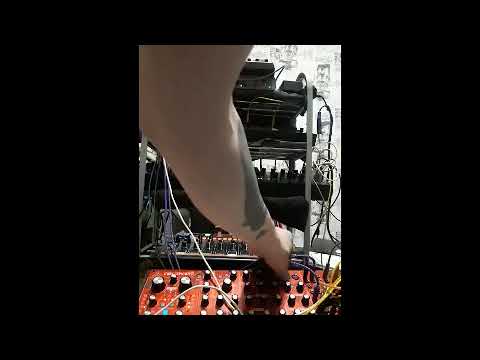 Moog DFAM, Mother 32,  Behringer Model D, Neutron, Arturia Drumbrute - techno industrial jam