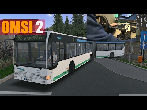 Mit dem O530 Citaro GÜ auf Lemmental - Linie 452 [G27-Lenkradcam/60FPS] - Let's Play OMSI 2 #383