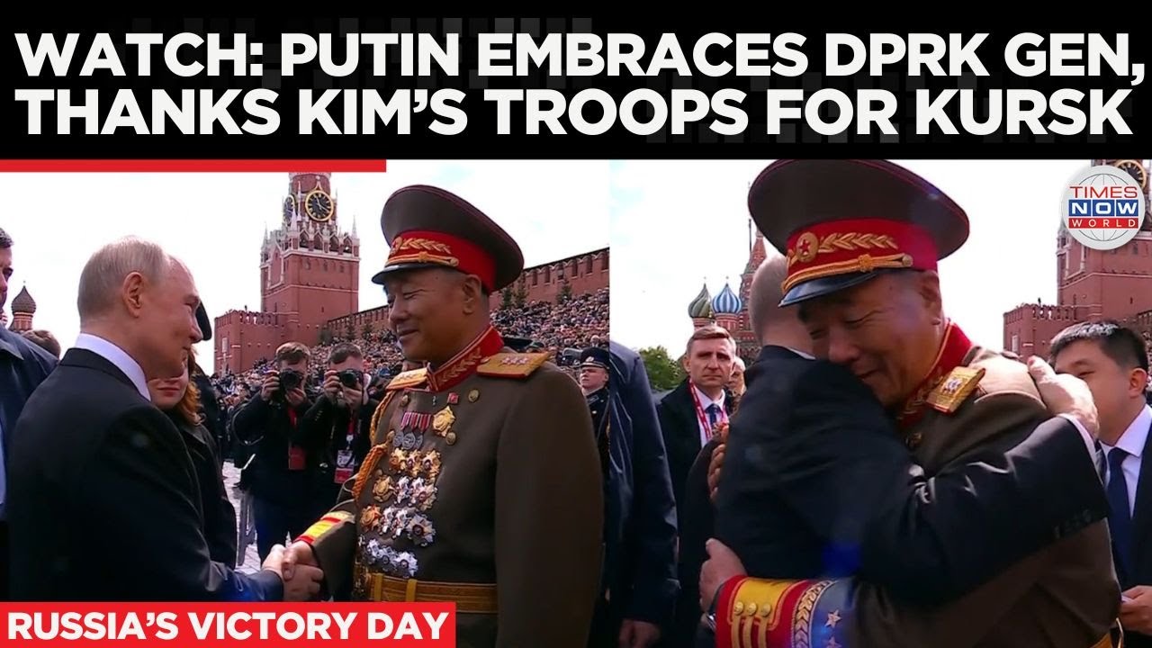 Post-Parade Diplomacy: Putin Hugs North Korean Soldiers in Rare Public Gesture