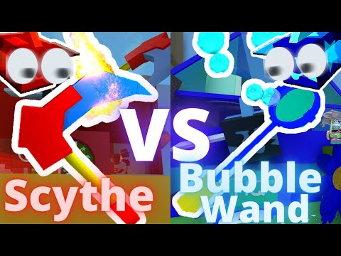 Bubble Wand VS Scythe | Roblox Bee Swarm Simulator