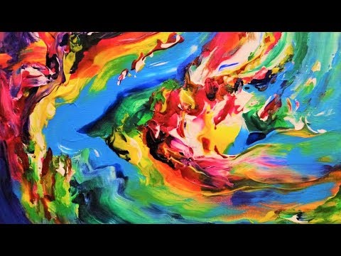 "Cornucopia" / Finger Painting For Mindfulness #53