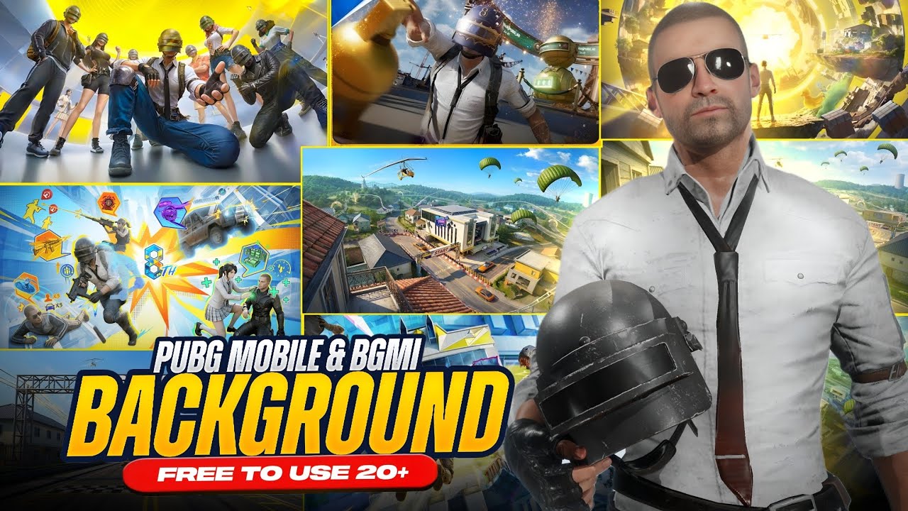 20+ FREE BGMI/PUBG 4.3 Update Backgrounds | Exclusive Thumbnail Background Pack | Frexxi