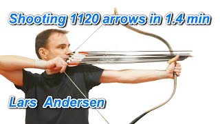 Shooting 1120 arrows in 1.4 min