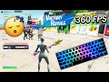 1 HOUR Satisfying Relaxing Fortnite Keyboard Sounds ASMR Smooth Gameplay 4K