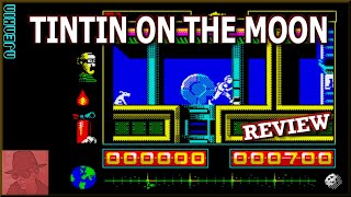Tintin on the Moon - on the ZX Spectrum 48K !! with Commentary