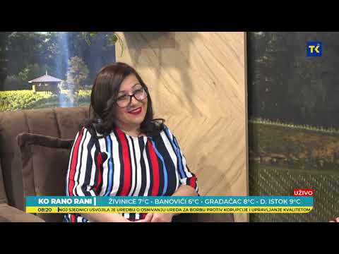 JUTARNJI PROGRAM RTVTK - ELDINA HASIĆ 05 05 2021