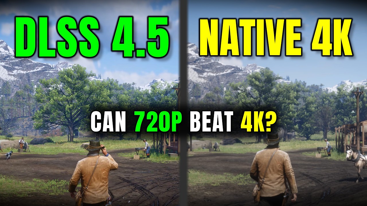 DLSS 4.5 Ultra Performance vs Native Resolution in Red Dead Redemption 2