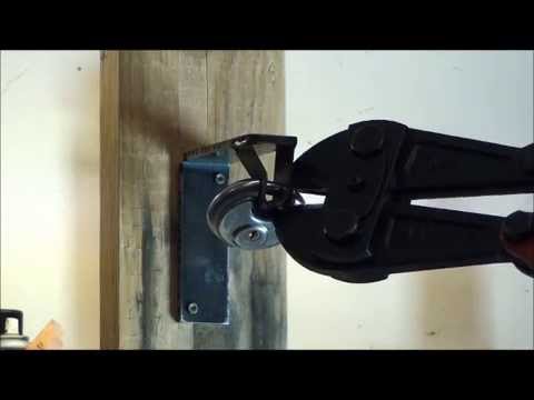Bolt cutters vs Brinks R70 disk lock