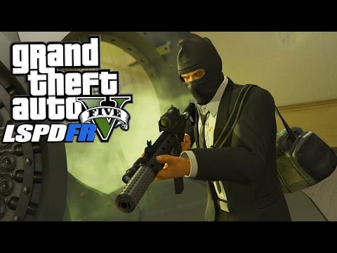 GTA:V LSPD:FR SWAT / NOoSE Patrol | BANK ROBBERY! // EP.26