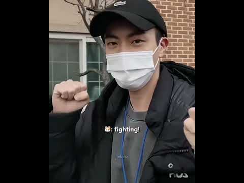 Jin's Entrance Ceremony with BTS | BTS Jin wamil #bts #btsarmy #btsshorts