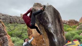 Video thumbnail of Desert Sage, 6c. Rocklands