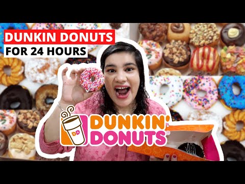 Dunkin Donut for 24 hours || 24 hour challenge