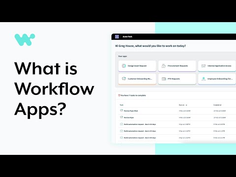 What is Workflow apps?