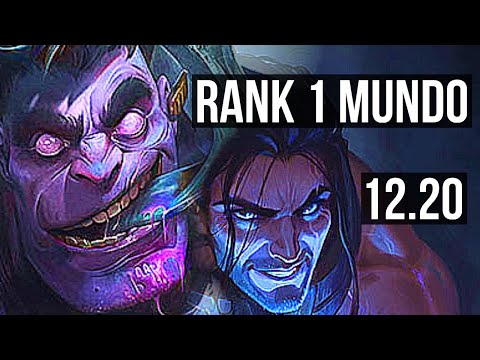 MUNDO vs SYLAS (TOP) | Rank 1 Mundo, 10/3/14, 700+ games | KR Challenger | 12.20