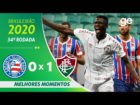 BAHIA 0 X 1 FLUMINENSE | MELHORES MOMENTOS | 34ª RODADA BRASILEIRÃO 2020 | ge.globo