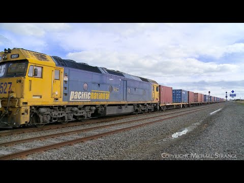 7902V Mildura Container Train At Gheringhap (21/6/2023) - PoathTV Australian Railways