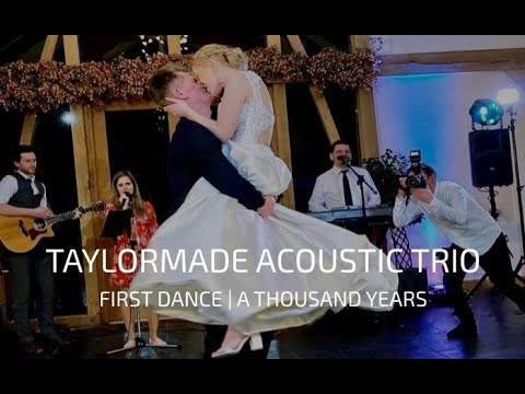 Taylormade Acoustic Trio performing 'A Thousand Years'