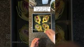 How to Make Roasted Artichoke Halves