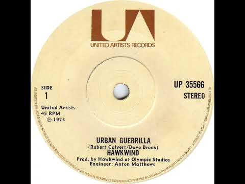 UK New Entry 1973 (156) Hawkwind - Urban Guerrilla
