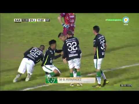 Gol de Brian Fernández. Sarmiento-Defensa y Justicia