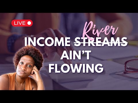 Income river ain't flowing...now what? Black Women ExodUS