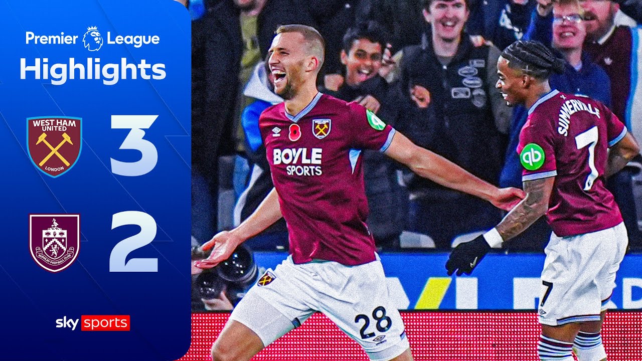 Hammers make it back-to-back wins! ⚒️ | West Ham 3-2 Burnley | Premier League Highlights