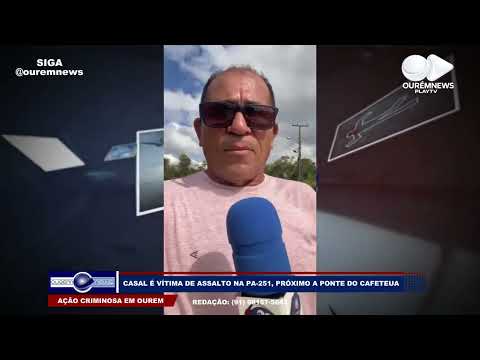 CASAL TEM MOTO ROUBADA NA PONTE DO CAFETEUA EM OURÉM NA PA 251