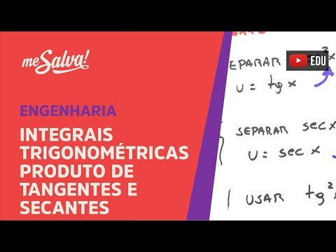 Me Salva! INT31 - Integrais Trigonométricas: Produto de tangentes e secantes