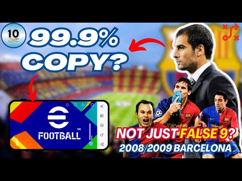 I Cloned PEP GUARDIOLA'S 08/09 BARCELONA Tactics in Efootball | Reliving the Glory Ep. 1