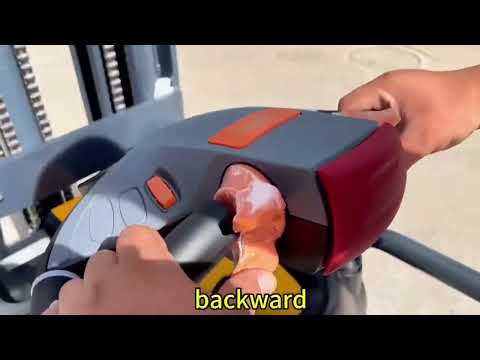 electric pallet stacker with straddle leg #forklift #stacker #straddle #training #electric #battery