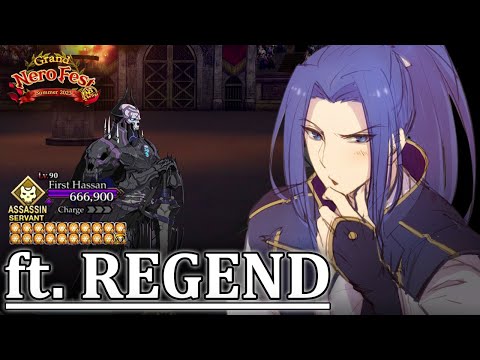[FGO] Grand Nero Fest - Exhibition Quest: VS "First Hassan" | ft. REGEND