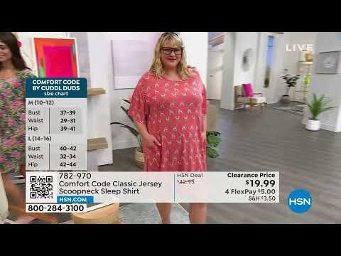 Comfort Code Classic Jersey Scoopneck Sleep Shirt