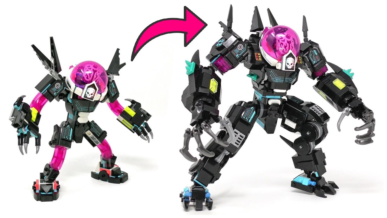 I Customized a Store-Bought LEGO Robot To Pacific Rim Kaiju Jaeger Style