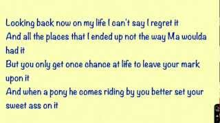 Let it Go-Zac Brown Band (On Screen Lyrics)