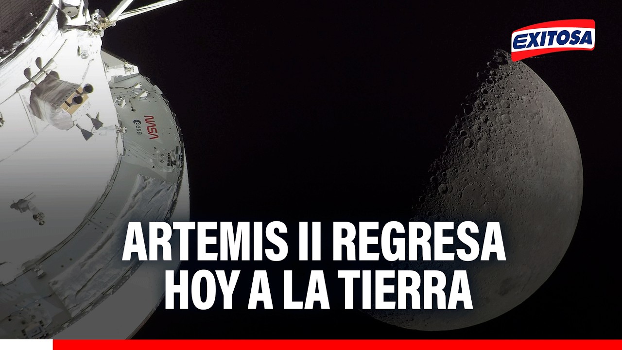 🔴🔵 Luego de 10 días en el espacio, Artemis II reingresará hoy a la Tierra