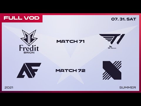 BRO vs. T1 / AF vs. DRX  [Full VOD]ㅣ2021 LCK Summer Split