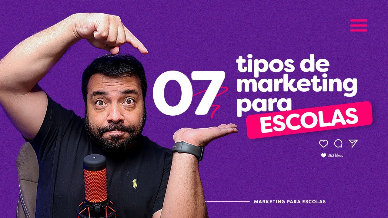 07 tipos de marketing para escolas | Marketing Educacional