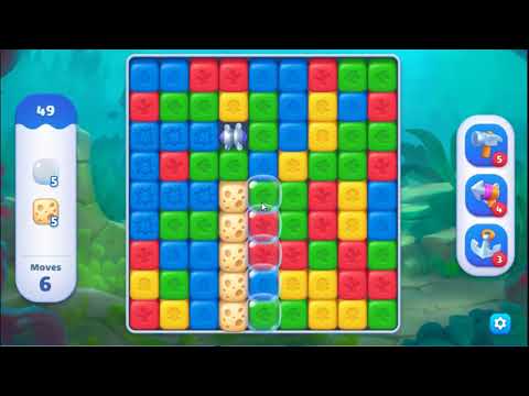 Fishdom Blast Level 49 - NO BOOSTERS GAMEPLAY 🐠 | SKILLGAMING ✔️