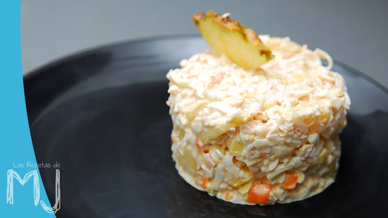 ENSALADA DE CANGREJO (SURIMI) | Receta fácil